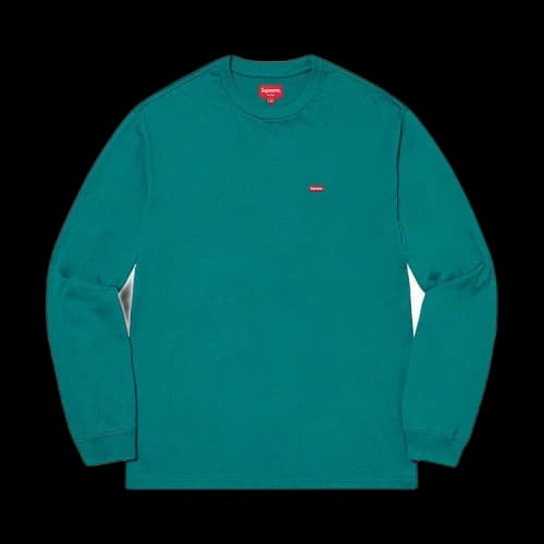 Supreme Small Box Long-Sleeve Tee 'Teal'