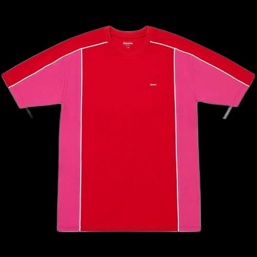 Supreme Mesh Panel Short-Sleeve Top 'Red'