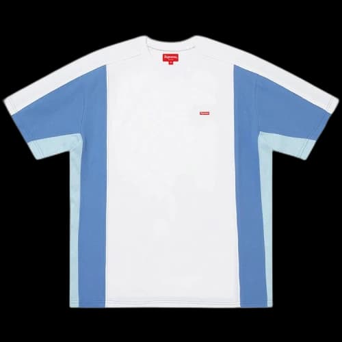 Supreme Mesh Panel Short-Sleeve Top 'White'