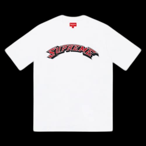 Supreme Appliqué Arc Short-Sleeve Top 'White'