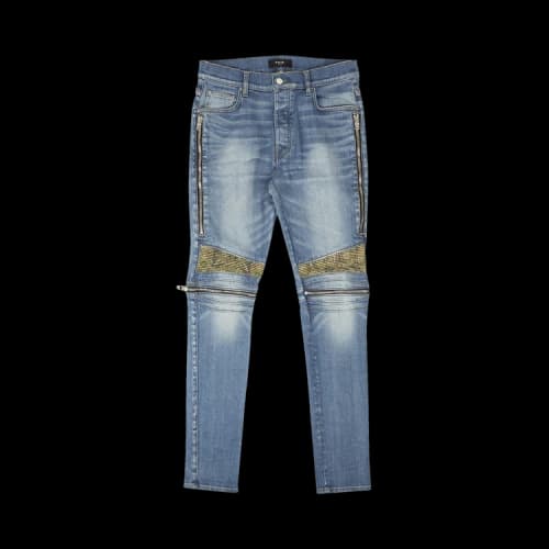 Amiri Paisley MX2 Skinny Jeans 'Indigo'
