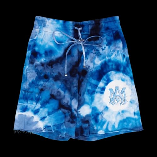 Amiri Tie Dye MA Sweatshorts 'Blue'