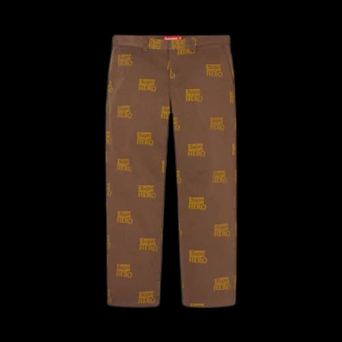 Supreme x ANTIHERO Work Pant 'Brown'