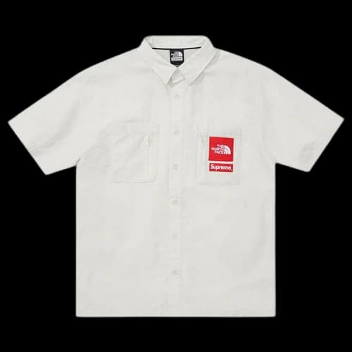 Supreme x The North Face Trekking Short-Sleeve Shirt 'Stone'