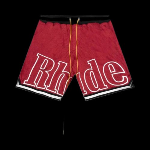 Rhude Court Logo Short 'Maroon'