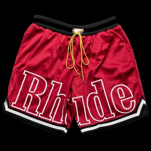 Rhude Court Logo Short 'Maroon'