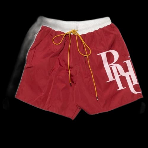 Rhude Side Logo Short 'Maroon'