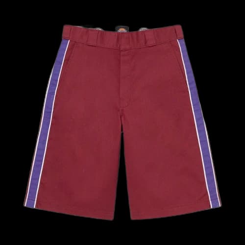 Supreme x Dickies Stripe 13" Loose Fit Work Short 'Maroon'