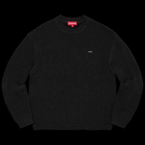 Supreme Open Knit Smallbox Sweater 'Black'