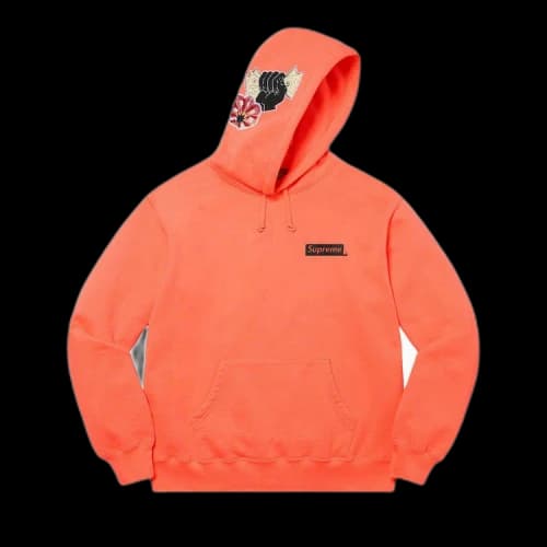 Supreme Instant High Patches Hooded Sweatshirt 'Apricot'
