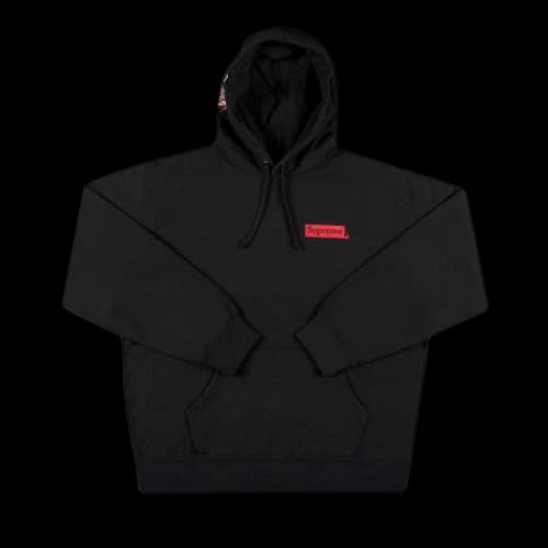Supreme Instant High Patches Hooded Sweatshirt 'Black'