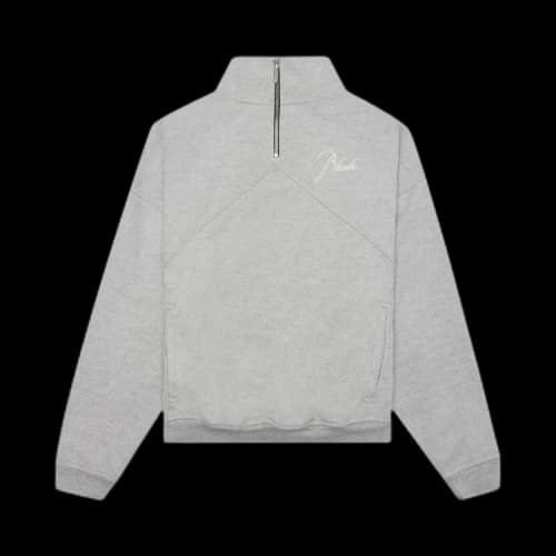 Rhude Quarter Zip 'Heather Grey'