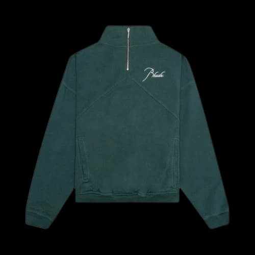 Rhude Quarter Zip 'Hunter Green'