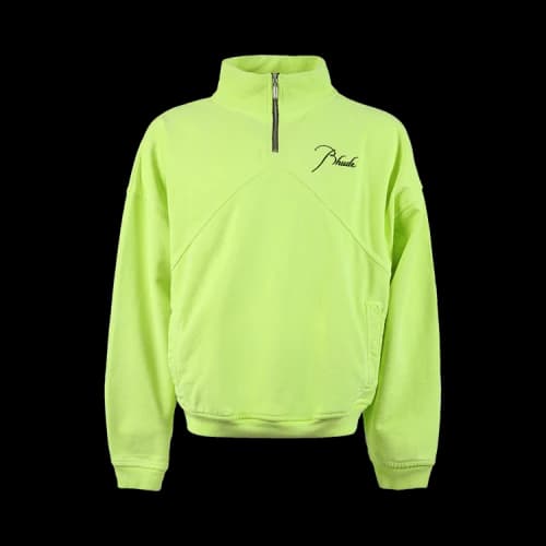 Rhude Quarter Zip 'Neon Green'