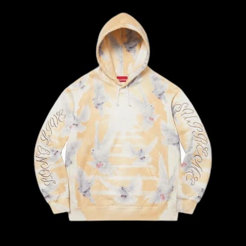 Supreme Doves Hooded Sweatshirt 'Tan'