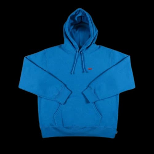 Supreme Small Box Hooded Sweatshirt 'Bright Blue'