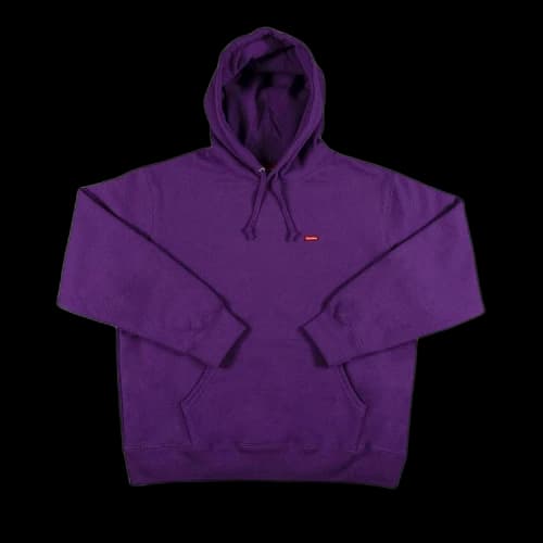 Supreme Small Box Hooded Sweatshirt 'Purple'