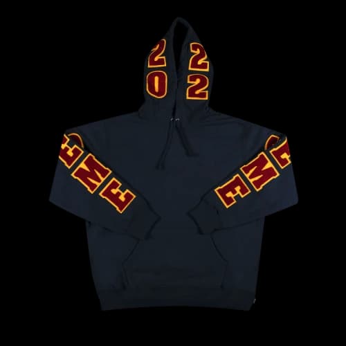 Supreme Team Chenille Hooded Sweatshirt 'Navy'