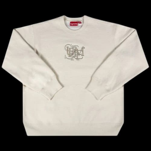 Supreme Overlap Crewneck 'Natural'