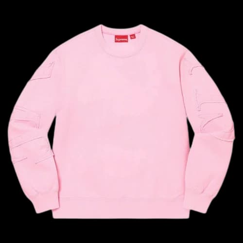 Supreme Tonal Appliqué Crewneck 'Pale Pink'