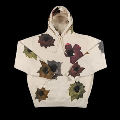 Supreme x Nate Lowman Hooded Sweatshirt 'Natural'