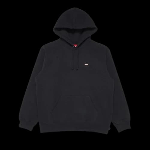 Supreme Enamel Small Box Hooded Sweatshirt 'Black'