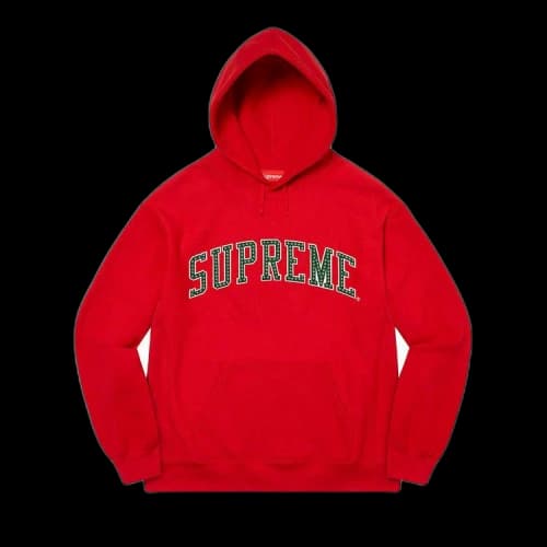 Supreme Stars Arc Hooded Sweatshirt 'Red'