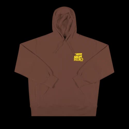 Supreme x ANTIHERO Hooded Sweatshirt 'Brown'