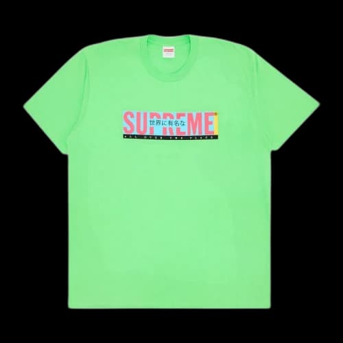 Supreme All Over Tee 'Lime'