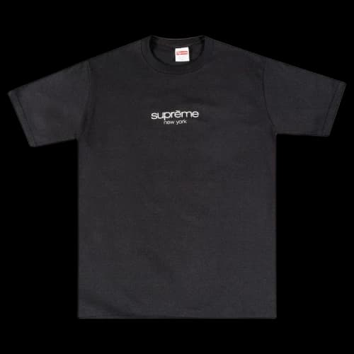 Supreme Classic Logo Tee 'Black'