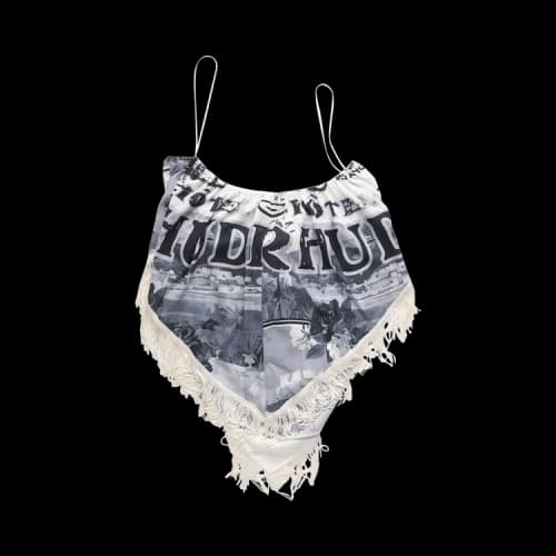 Rhude City Print Top 'White Print'