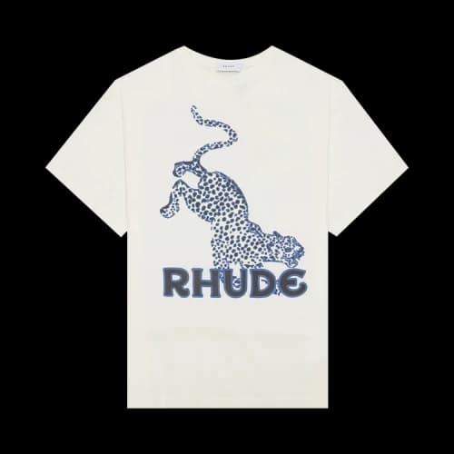 Rhude Leopard Tee 'White'