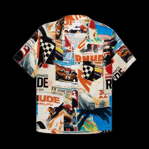Rhude Poster Button Up 'Multi'