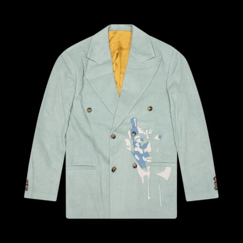 KidSuper Jazz Club Corduroy Blazer 'Mint'
