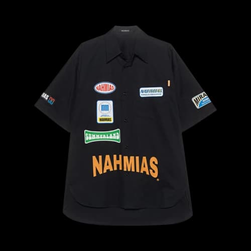 Nahmias Surf Comp Button Up Shirt 'Black'