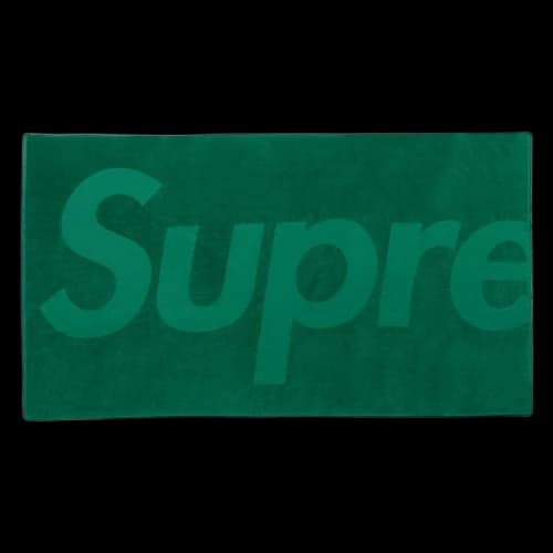 Supreme Tonal Logo Towel 'Green'