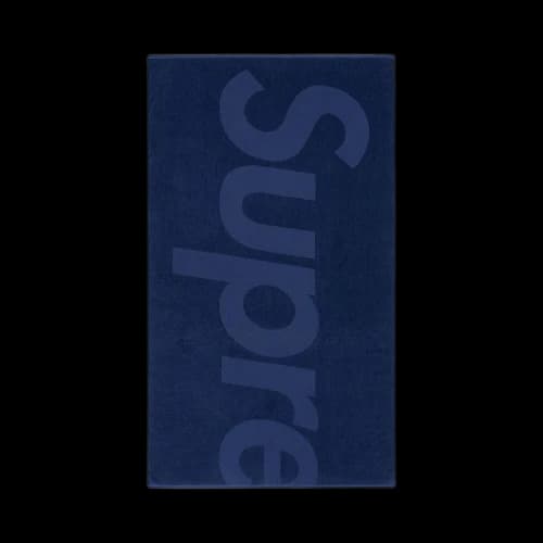 Supreme Tonal Logo Towel 'Navy'