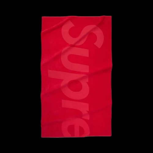 Supreme Tonal Logo Towel 'Red'