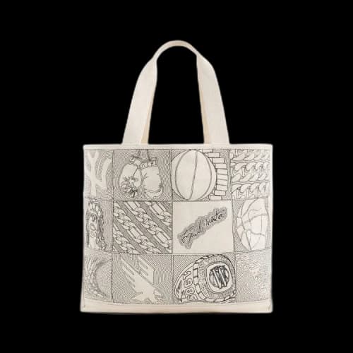 Aimé Leon Dore Embroidered Tote Bag 'Natural'