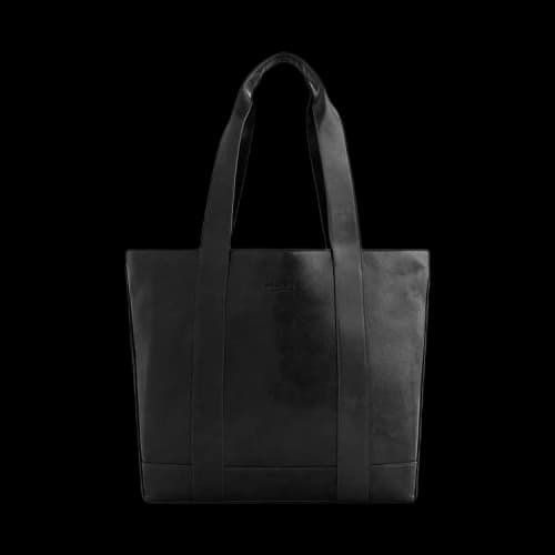 Aimé Leon Dore Debossed Logo Leather Tote Bag 'Nero'