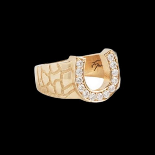 Aimé Leon Dore Horseshoe Ring 'Gold'