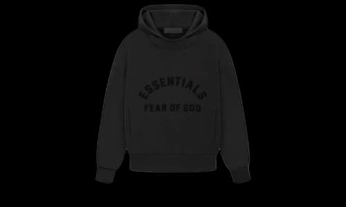 Fear of God Essentials Kids Hoodie Black