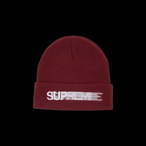 Supreme Motion Logo Beanie 'Burgundy'