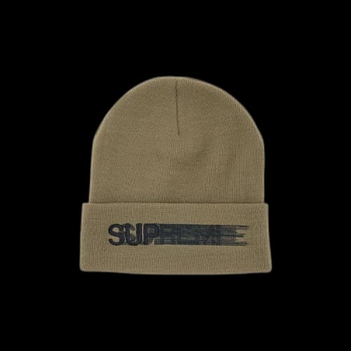Supreme Motion Logo Beanie 'Taupe'