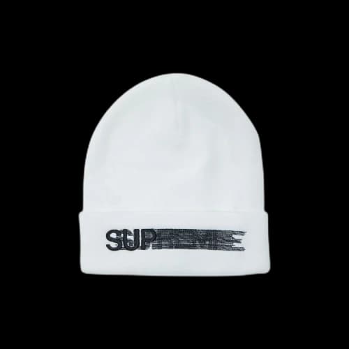 Supreme Motion Logo Beanie 'White'