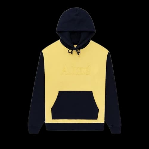 Aimé Leon Dore Washed Two-Tone Hoodie 'Navy Blazer'