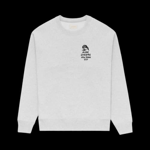 Aimé Leon Dore Form Logo Crewneck 'Silver Mix'