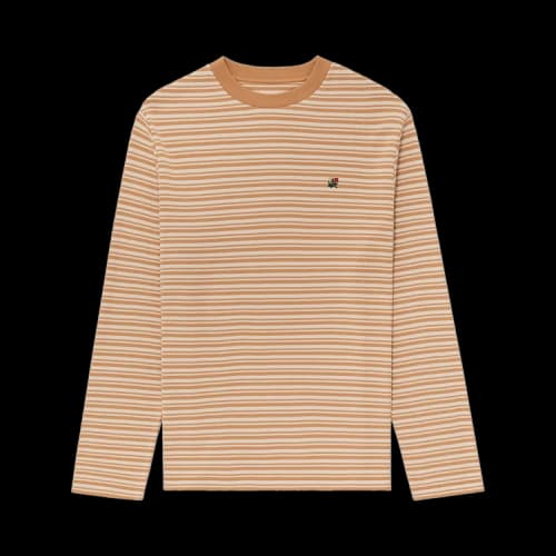 Aimé Leon Dore Striped Crest Long-Sleeve Tee 'Doe'