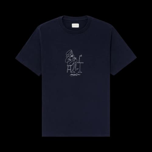 Aimé Leon Dore Morning Study Tee 'Navy Blazer'