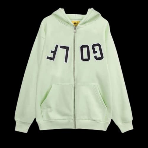 GOLF WANG College Zip Hoodie 'Seafoam Green'